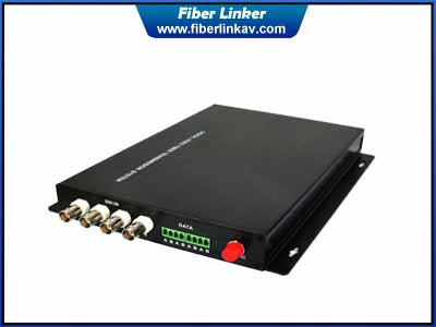 4-ch broadcast 3G-SDI Fiber Optic Extender 